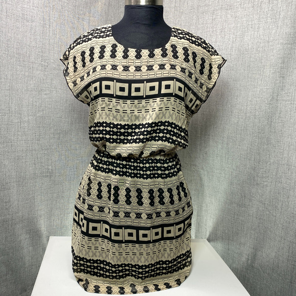 City Triangles Y2K Festival Dress, Geometric Strappy Back, XS–S Fit - Picture 1 of 12